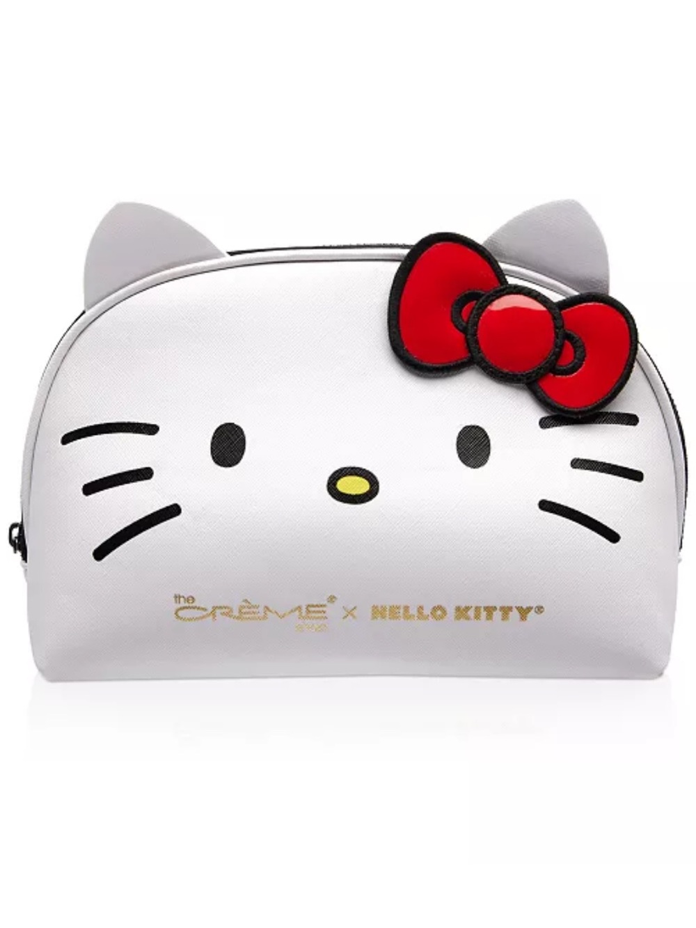 The Crème x Hello Kitty White & Red Makeup Pouch